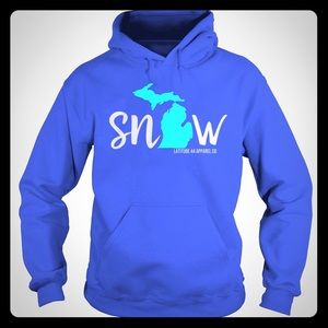 Michigan Snow Hoodie
